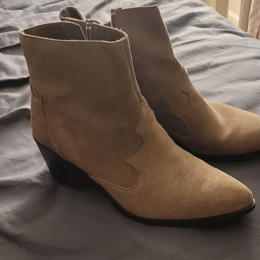 Pull&Bear Tan Ankle Boots